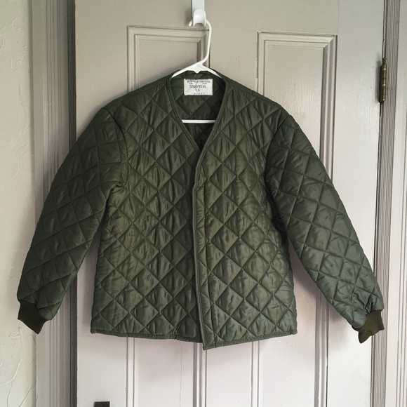 quilted army jacket